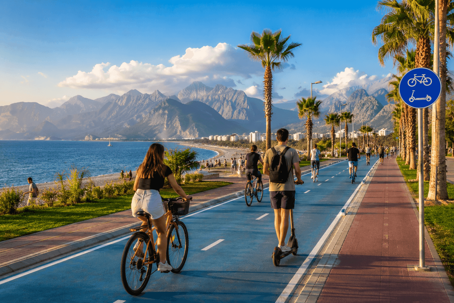 Renting a Bike & E-Scooter in Antalya